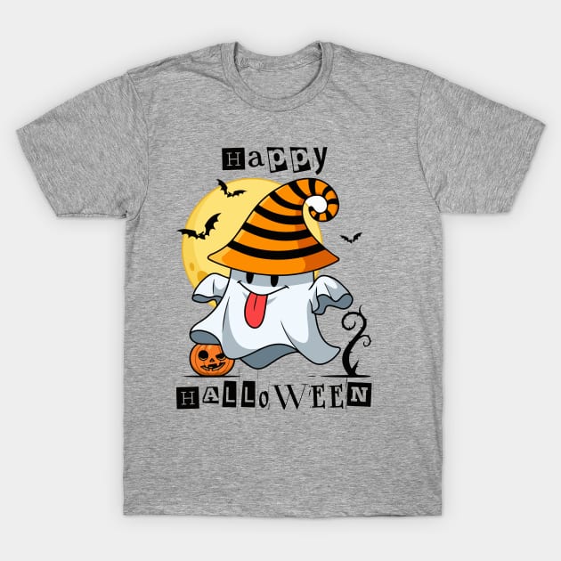 happy halloween T-Shirt by Leap Arts